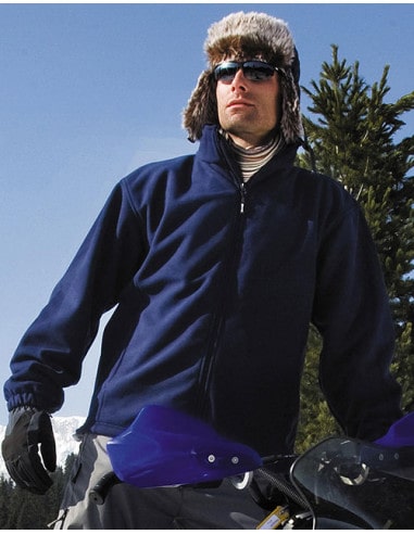 Cagoule Hiver Polaire Thermique Bonnet Doublé en Molleton Ski