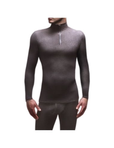 Men's Heat Holders Microfleece Thermal Zip Shirt