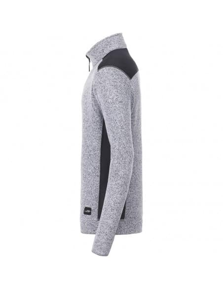 James & Nicholson Men's Reinforced Fleece Sweater
