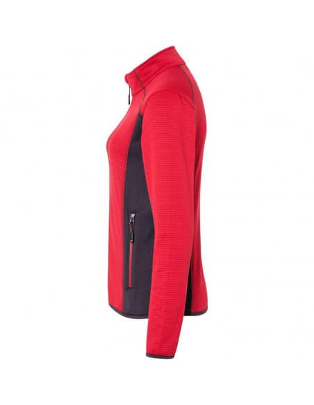  Veste polaire Trek Rando Femme James & Nicholson rouge