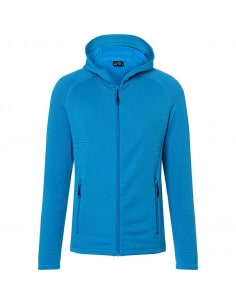 James & Nicholson Men's Trek Hooded Fleece Jacket