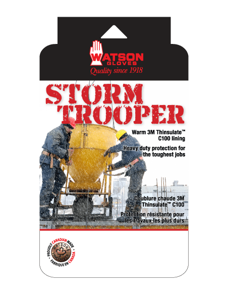 WINTER LEATHER GLOVES 95782CR Storm Trooper WATSON GLOVES