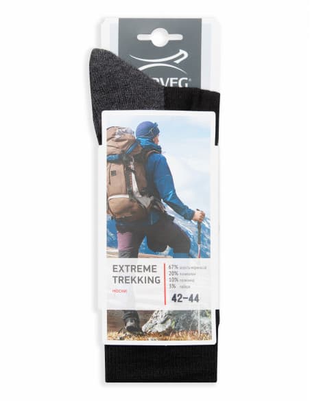 Men's Russian socks Trekking merino wool Norveg