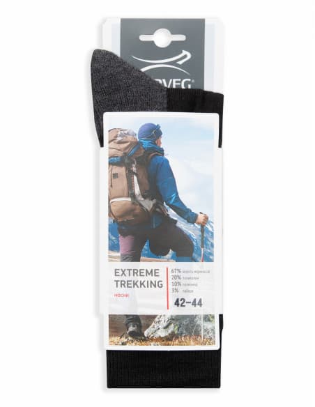 Pack of 6 pairs of Russian Socks Men Trekking merino wool Norveg including 1 free