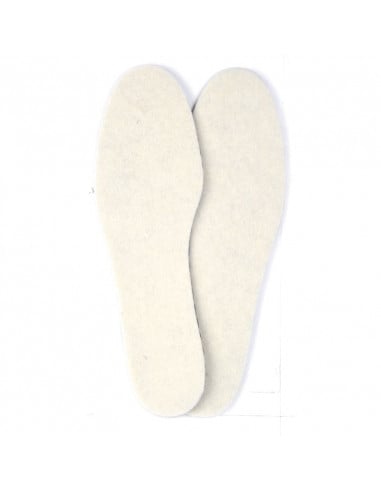 Thermal sole in pure new wool