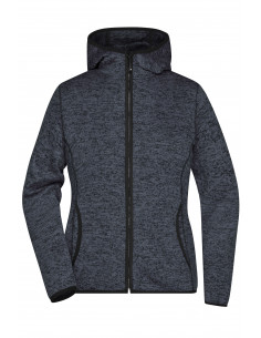 Ladies' Knitted Fleece Hoody James & Nicholson