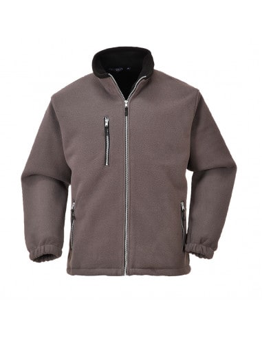 Premium two-tone fleece jacket