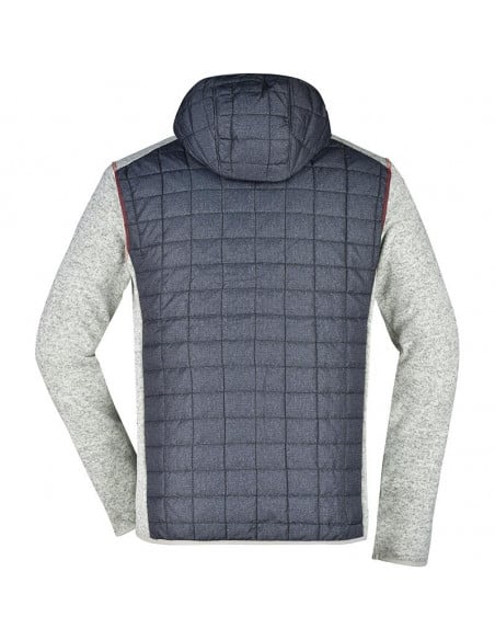 Men's Quilted Hybrid Vest James & Nicholson