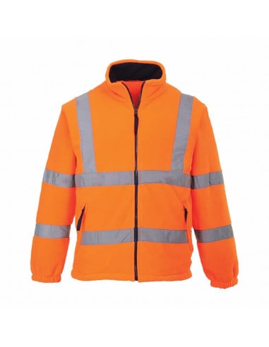 Portwest Men's HiVis Safety Fleece Jacket