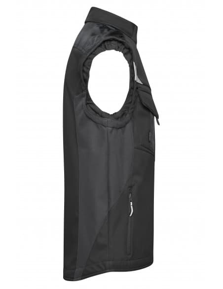 James & Nicholson Men's Waterproof Breathable Softshell Vest