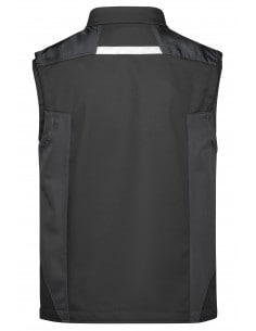 Gilet Softshell renforcée coupe vent imperméable respirant Homme James & Nicholson 2