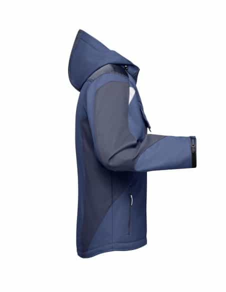 Thermal hooded softshell jacket unisex
