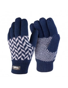Gants Hiver doublés Thinsulate Femme à motifs