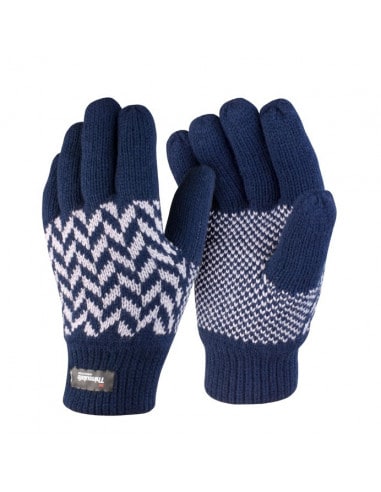 Gants Hiver doublés Thinsulate Femme à motifs