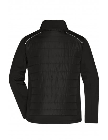 Men's Hybrid Jacket Synthetic Down Dupont Sorona James & Nicholson