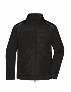 Men's Hybrid Jacket Synthetic Down Dupont Sorona James & Nicholson