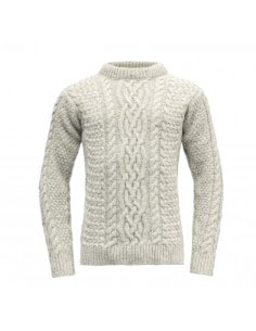 Pull Norvégien 100% Laine Vierge à col ras du cou Unisexe