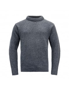 Unisex 100% Virgin Norwegian Wool Round Neck Sweater