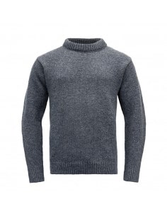 Unisex 100% Virgin Norwegian Wool Round Neck Sweater