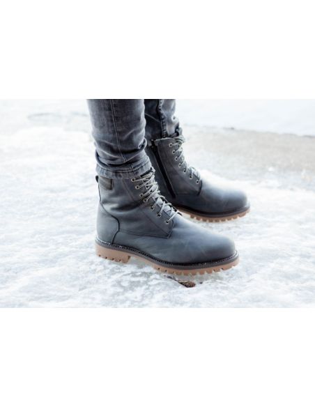 Winter Shoes Men's Leather and Wool Anfibio Isak
