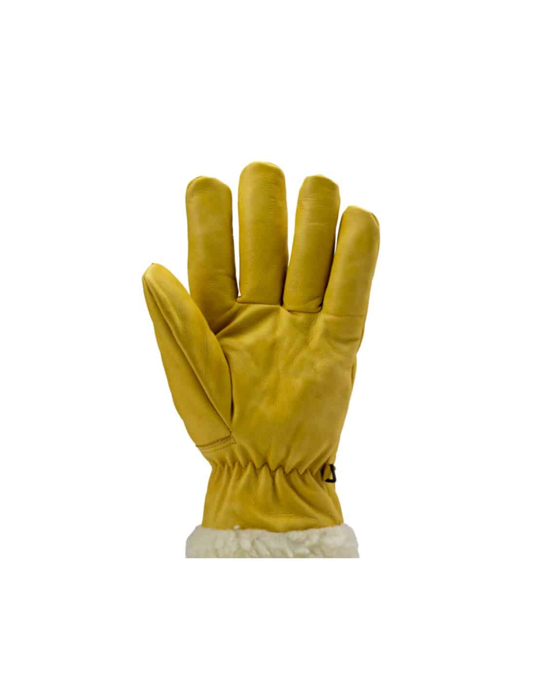 Pour travailler au froid, vous aurez plaisir à enfiler ces gants Doublés en  fourrure acrylique à l'allure chic.