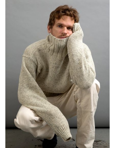 100% Virgin Norwegian Wool Unisex Turtleneck Sweater