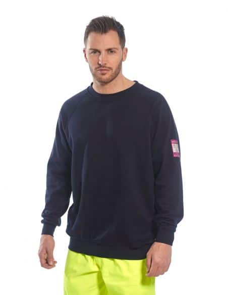 Sweat-Shirt ANTI-FEU, manches longues, retardateur de flamme, antistatique Unisexe