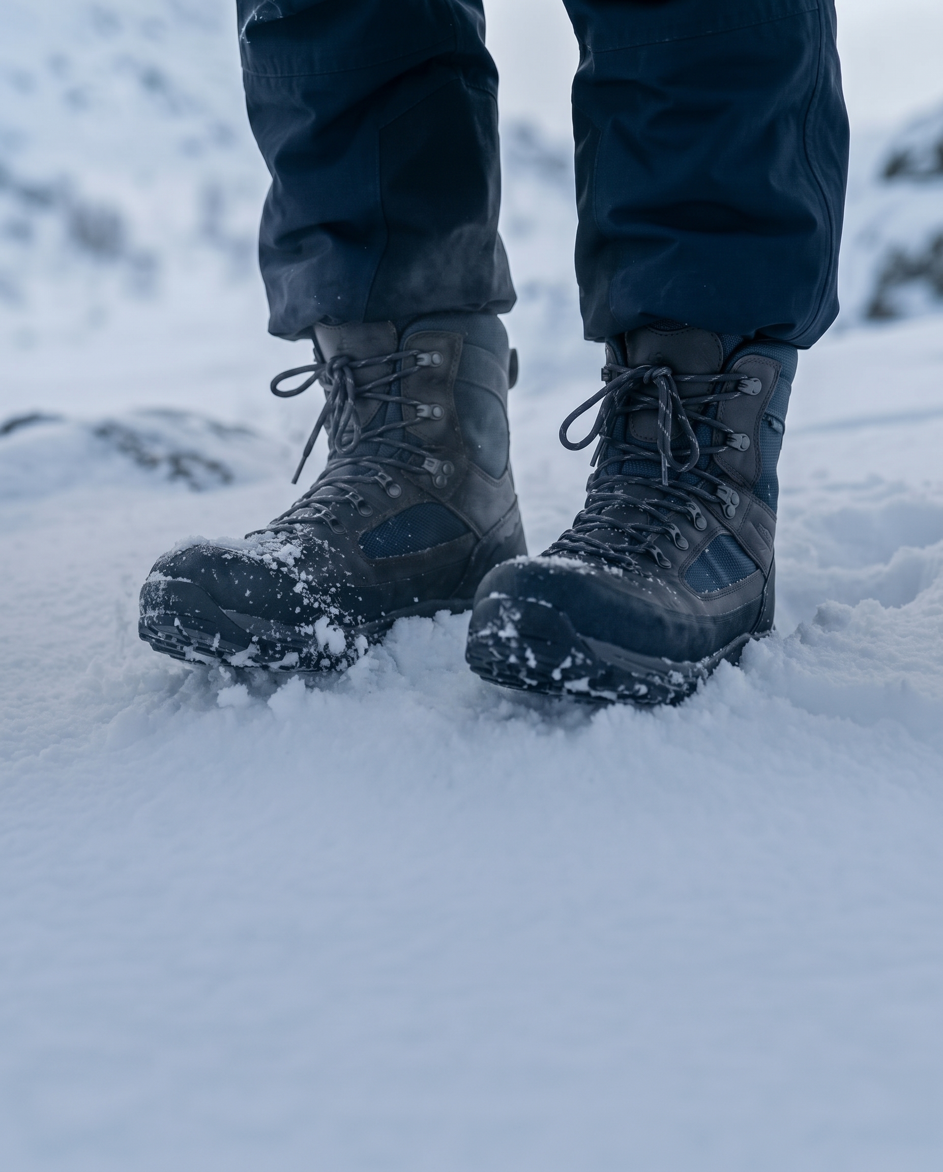 Bottes, chaussures et chaussettes grand froid